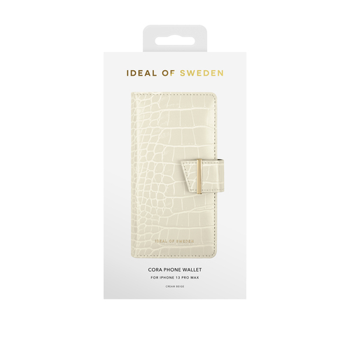 iDeal of Sweden Cora Phone Wallet iPhone 12PM/13PM Beige Croco – image 7