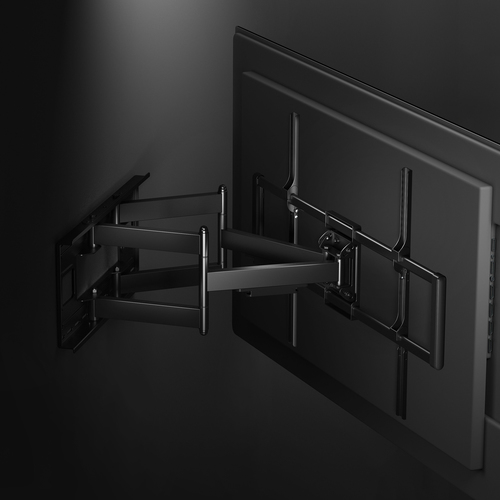 Manhattan Soporte de pared para TV/monitores (Articulado), pantallas 37"–120", Compatibilidad VESA: de 200x200 a 900x600 mm (verifique las dimensiones de los cuatro orificios de montaje traseros), carga máxima 120 kg, negro imagen 10