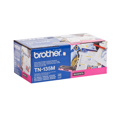 Original Brother TN-135M Magenta Toner Cartridge - image 2