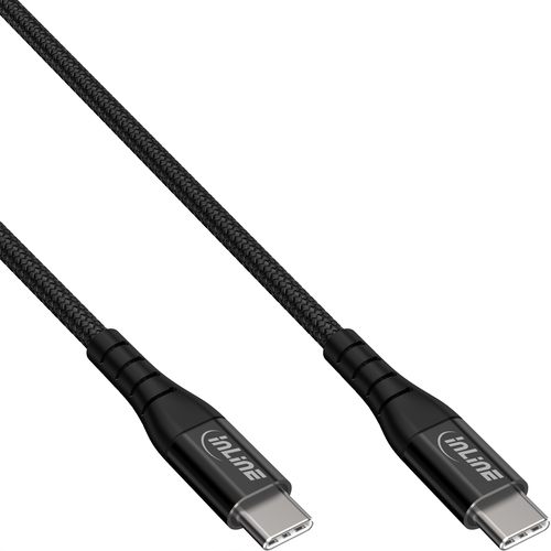 Product image: InLine USB 2.0 cable, USB-C male/male 100W quick charger cable, 2m
