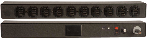 Vertiv Geist BRF100-1025 power distribution unit (PDU) 10 AC outlet(s) 0U Black