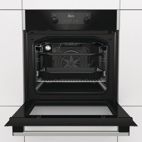 Gorenje BO737E24XG 71 L Black, Stainless steel