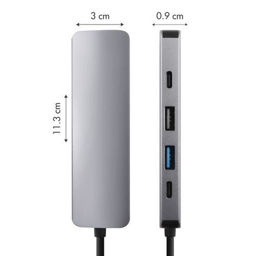 Accezz 5-in-1 USB-C Hub - 4K 30Hz Ultra HD, afbeelding 7