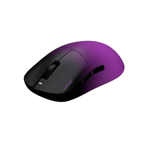 HATOR Quasar 3 ULTIMA 8K Full Size Zwart/Paars Draadloze Gaming Muis