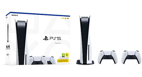 Sony Interactive Entertainment PlayStation 5 + DualSense Wireless Controller Bundle 825 GB Wi-Fi Черный, Белый