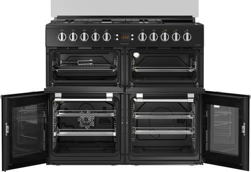 Leisure CC100F521K 100cm Wide Chefmaster Dual Fuel Range Cooker in Bla - image 6