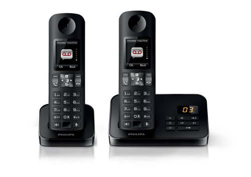 Philips D6052B/96 telephone DECT telephone Caller ID Black – image 2