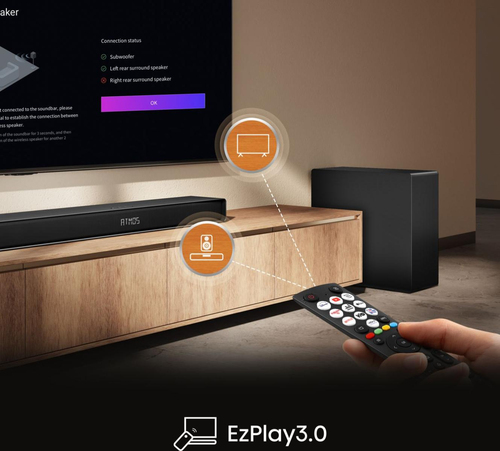 Hisense AX5140Q 5.1.4 Wireless Sound Bar with Dolby Atmos, Black - image 8