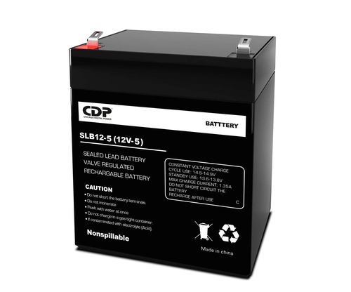 CDP SLB125 Sealed Lead Acid Battery 12Vdc-5Ah