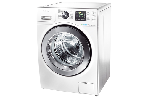 Samsung WD806P4SAWQ washer dryer Freestanding Front-load Chrome, White – image 2