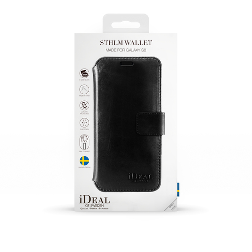 iDeal of Sweden STHLM Wallet Galaxy S8 Black – image 4