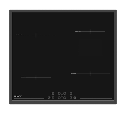 Sharp KH-6I33FTMK-DE Black Built-in