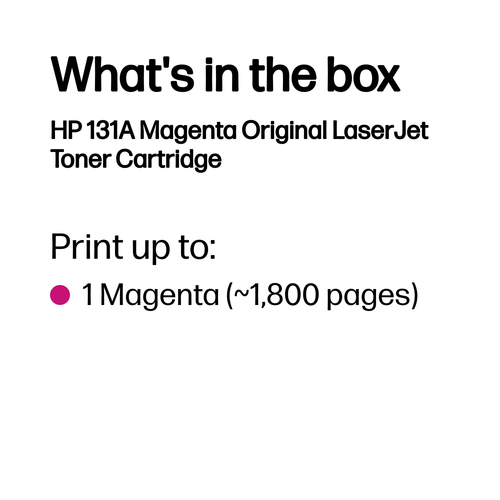 Original HP 131A Magenta Toner (CF213A) - image 3