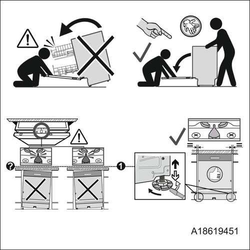 AEG FSE74507P Volledig geïntegreerde vaatwasser, afbeelding 6