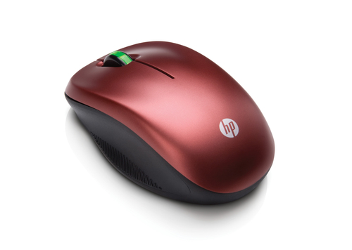 HP Wireless Optical (Red) Mouse – image 2