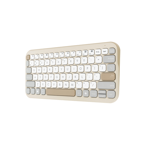 Asus Marshmallow KW100 75% Wireless Keyboard - Oat Milk - image 6