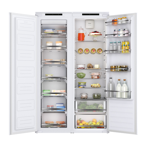 Haier HAUN518EWK 177cm Integrated In Column Frost Free Freezer - image 3