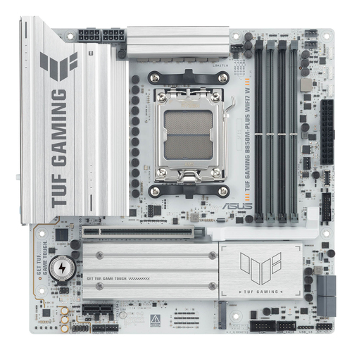 Asus Tuf Gaming B850M-Plus WIFI7 W B850 Socket AM5 Micro-Atx Motherboard - White - image 1