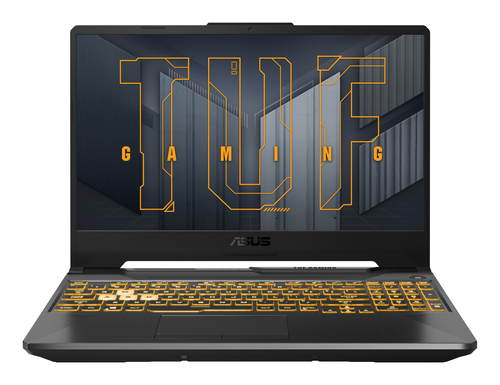 ASUS TUF Gaming A15 FA506NC-DS53 AMD Ryzen™ 5 7535HS Ноутбук 39,6 cm (15.6") Full HD 16 GB DDR5-SDRAM 512 GB Твердотельный накопитель (SSD) NVIDIA GeForce RTX 3050 Wi-Fi 6 (802.11ax) Windows 11 Home Черный, Серый