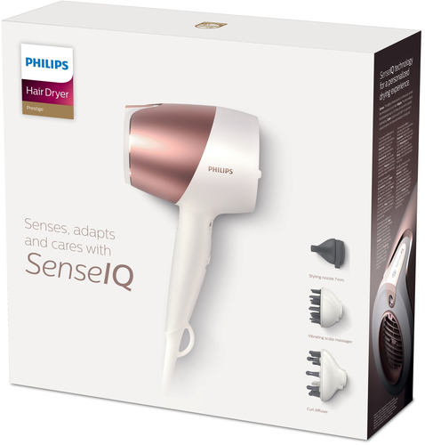 Philips Prestige BHD827/00 Hair Dryer with SenseIQ and 3 attachments – image 3