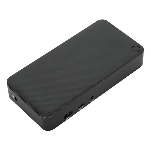 UNIVERSAL USB-C DV4K DP DOCKING STATION W/ 100W POWER DELIVERY BLACK