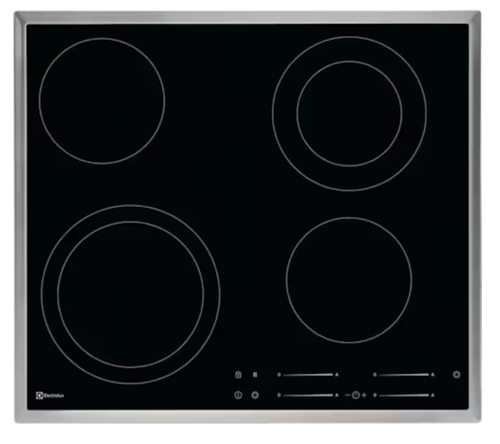 Electrolux GK58TSCN Черный Встроенный 57.6 cm Керамический 4 зона(ы)