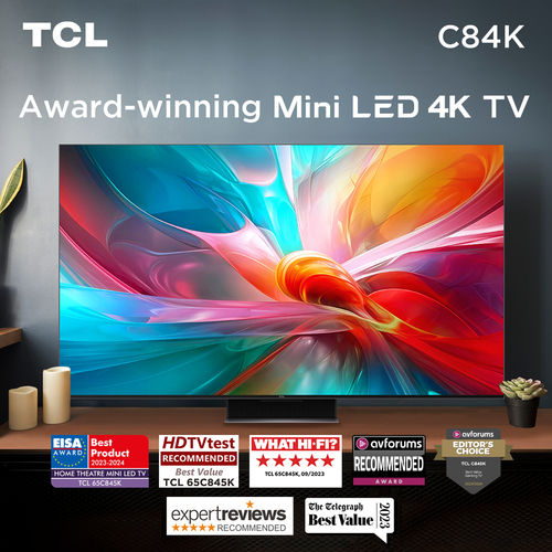 TCL C845 85C845K TV 2.16 m (85") 4K Ultra HD Smart TV Wi-Fi Titanium 2000 cd/m² – image 5