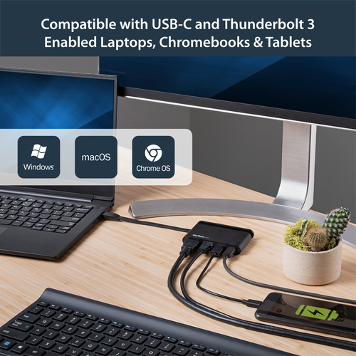 StarTech.com USB C Multiport Adapter - Portable USB-C Dock with 4K HDMI – image 5