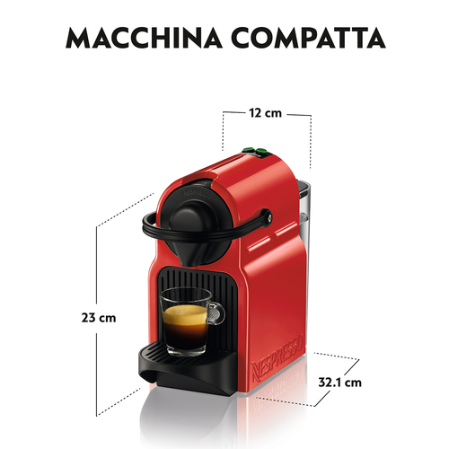 Krups Nespresso Inissia Rood XN1005, afbeelding 3