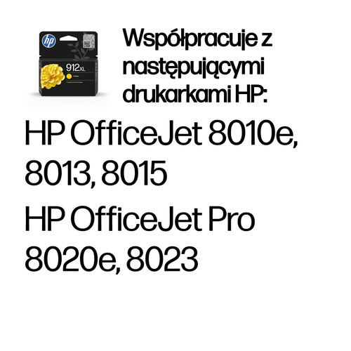 HP Inc. Tusz 912XL Yellow Ink 3YL83AE