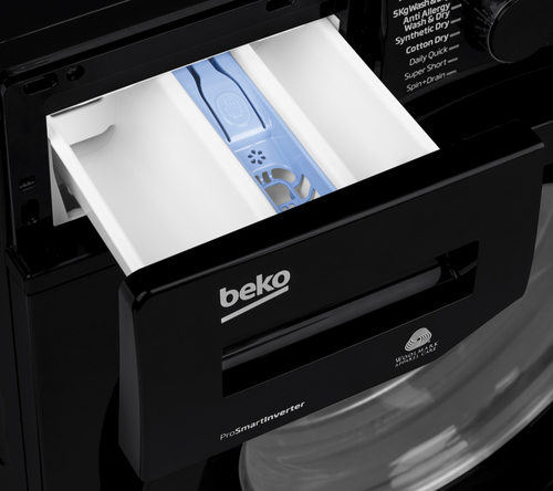 Beko WDR7543121B washer dryer Freestanding Front-load Black – image 3