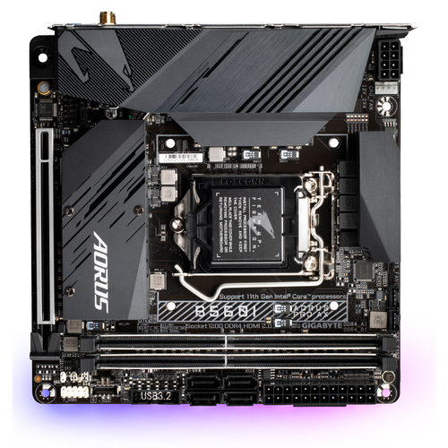 GIGABYTE B560I AORUS PRO AX материнская плата Intel B560 Express LGA 1200 (Socket H5) Mini ITX