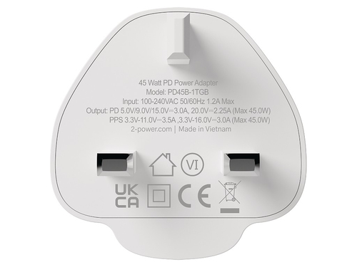Wall Charger PD 45W GaN 1 x USB-C, afbeelding 5