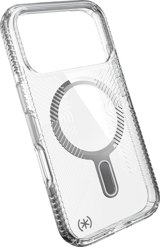 Speck Presidio Perfect Clear Grip + ClickLock Apple iPhone 17 Pro Clear - with Microban