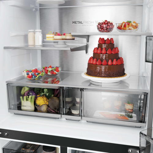 Haier HCR59F18DNMB side-by-side refrigerator Freestanding – image 7