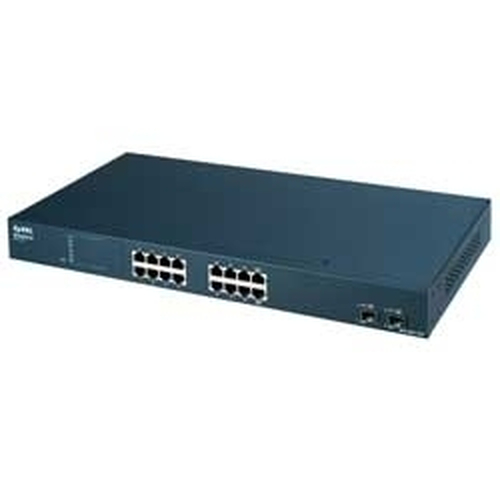 Zyxel GS-1116 16-port Unmanaged Gigabit Ethernet Switch with 2 Shared Mini-GBIC Slots
