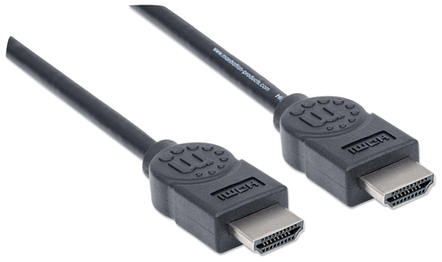Manhattan Cable HDMI 4K@30 Hz, 1,8 m, compatible con 1080p y la mayoría de usos 4K (compruebe las especificaciones 4k de su sistema para estar seguro), macho a macho, Ultra HD 4K×2K, negro, garantía de por vida, equivalente a HDMM6 imagen 2