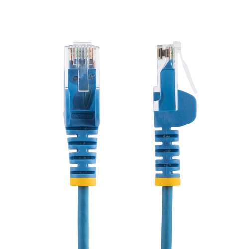 StarTech.com 3 m CAT6 kabel - slanke CAT6 netwerkkabel- blauw, afbeelding 2