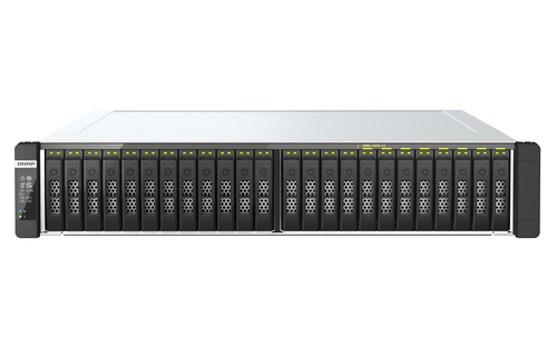 QNAP TDS-h2489FU Сервер хранения Стойка (2U) Intel® Xeon Silver 4309Y 64 GB DDR4 0 TB QuTS hero Черный, Серебристый
