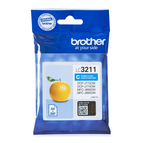 Brother LC-3211C – Cartuccia ciano originale