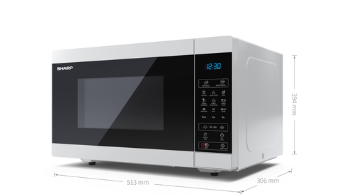 Sharp YC-MG51E-W microwave Black, White Grill microwave Countertop – image 5
