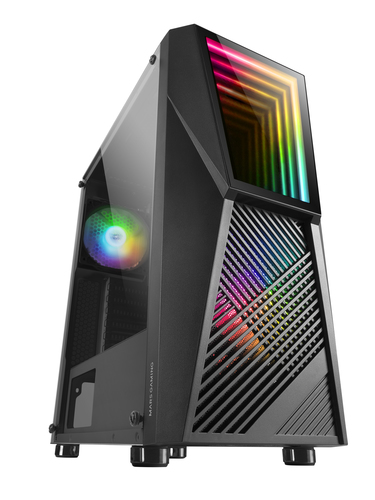 Mars Gaming MC777, ATX Computer Case, ARGB Lighting, Black – image 1