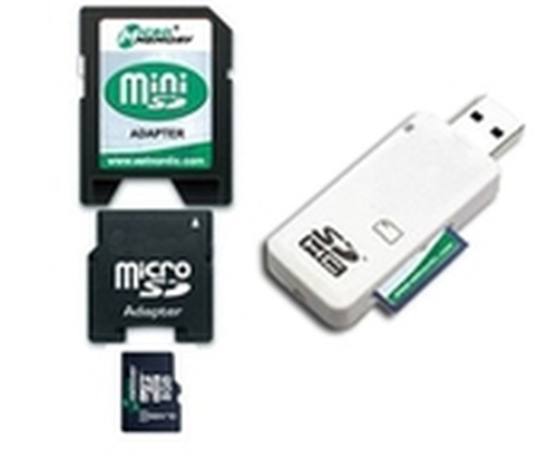 CoreParts MMMICROSDHC4/8GB-2ADAPT-READER memory card MicroSDHC Class 4