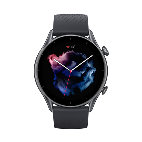 Amazfit GTR 3 Pro 3,68 cm (1.45") AMOLED 46 mm Цифровой 480 x 480 пикселей Сенсорный экран Черный Wi-Fi GPS (спутниковый)