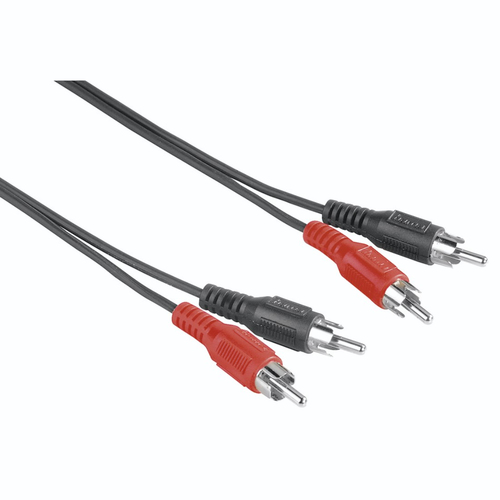 Hama 00205087 аудио кабель 5 m 2 x RCA Черный