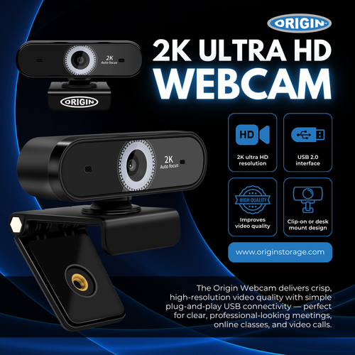 Origin Storage USB Webcam 2K Full HD – image 5