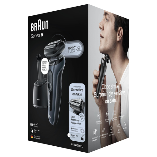 Braun Series 6 61-N7000cc Foil shaver Grey – image 7