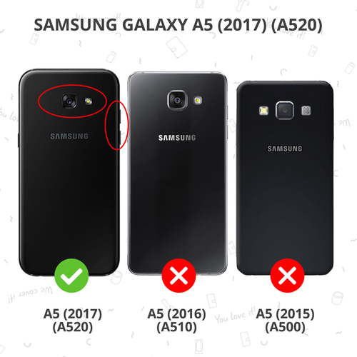 Samsung A520 Galaxy A5 (2017) Gehard glas Screenprotector, afbeelding 2