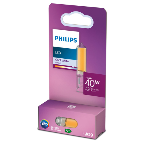 Philips 8718699758509 LED лампа Холодный белый 4000 K 3,5 W G9