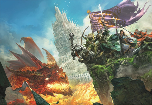 Dungeons & Dragons-Puzzle De 500 Piezas